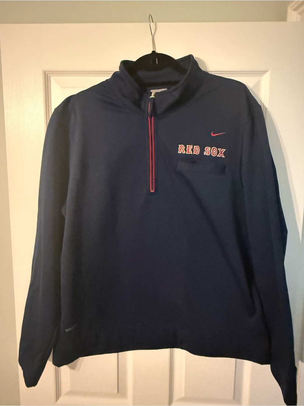 Boston Red Sox Nike Mens Medium 1/4 zip